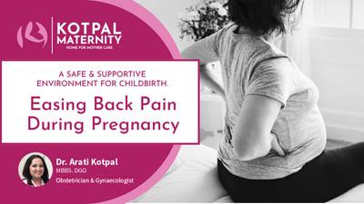 Easing Back Pain in Pregnancy